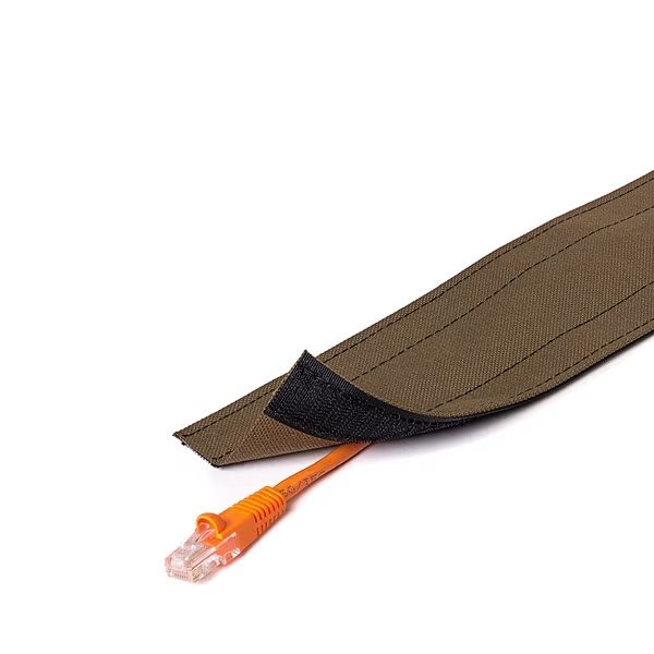 Dura Race Carpet Cord Cover- 3" x 6ft- Brown, Electriduct, Mfr#: DRN3.00-6-BN