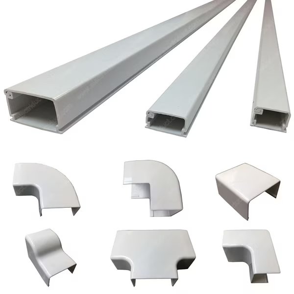 Medium Latching Surface Raceways- 59"- 5 Pack- Black, Electriduct, Mfr#: SR-ED-MED1-5PK-BK
