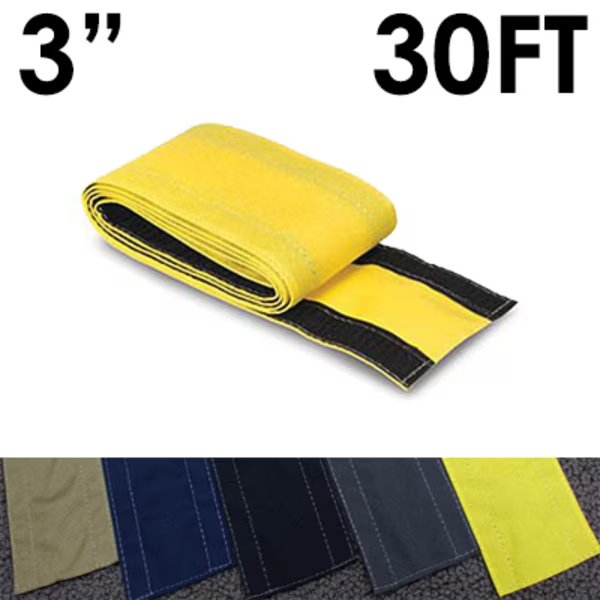 SafCord Cord Cover 3" x 30ft- Yellow, Electriduct, Mfr#: CC-SC-3-30-YL