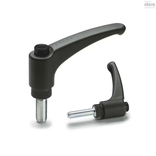 Zinc-plated steel threaded stud, ERX.95 p-1/2-13x2Ã‚Â½-C1, Elesa, Mfr#: ERX-p (inch sizes)