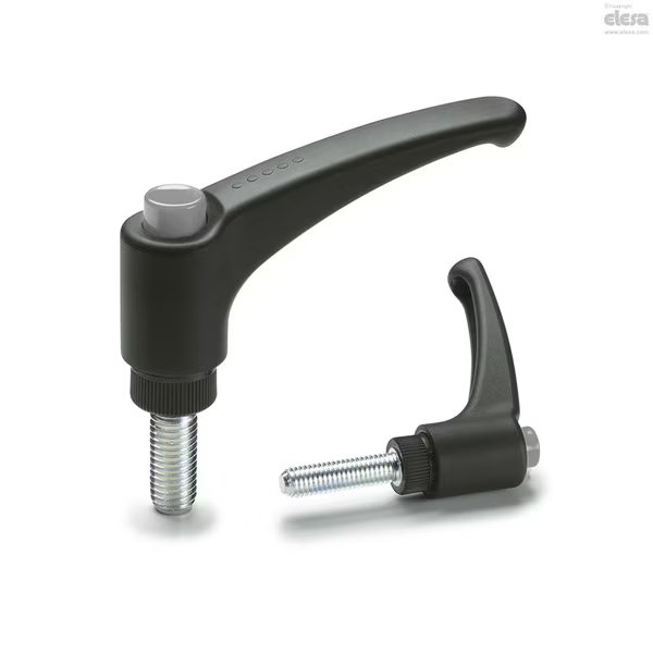 Zinc-plated steel threaded stud, ERX.78 p-M10x25-C3, Elesa, Mfr#: ERX-p