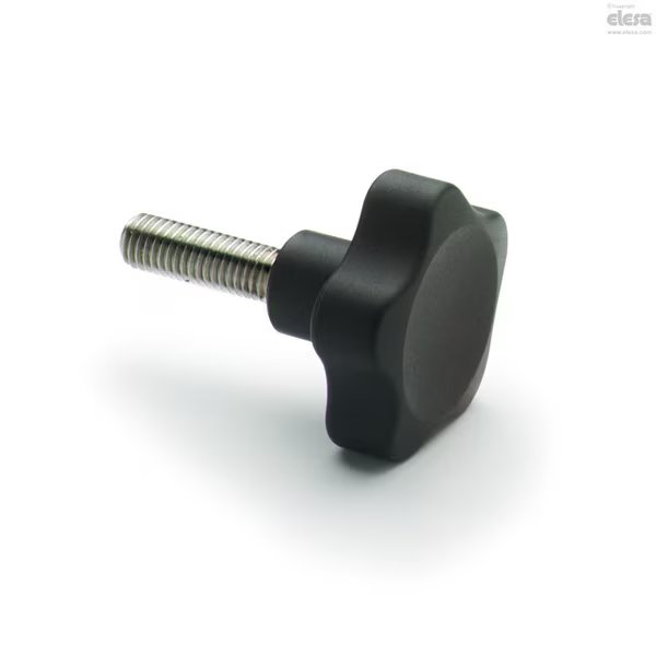 Stainless steel threaded stud, VC.692/50-SST-p-M10x30, Elesa, Mfr#: VC.692-SST-p
