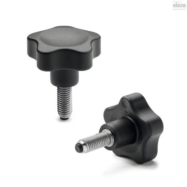 Lobe knobs with solid section, VC.692/40-SST-p-M8x30-PO, Elesa, Mfr#: VC.692-SST-p-P
