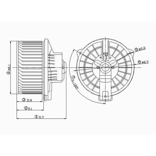 Blower Motors, 2311562, Gpd, Mfr#: 2311562