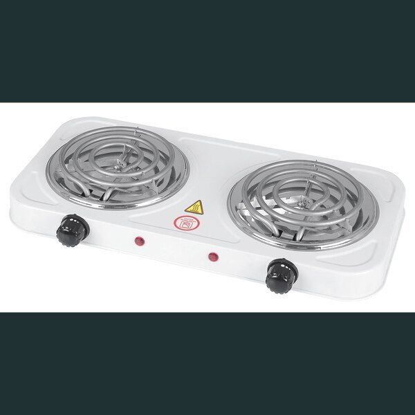 Electric Double Burner - White, Emerald, Mfr#: SM-STV-2680