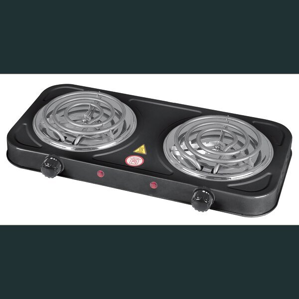Electric Double Burner - Black, Emerald, Mfr#: SM-STV-2681