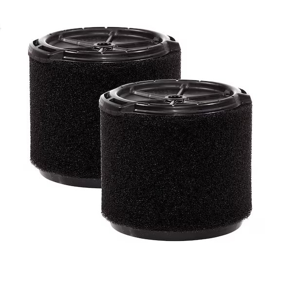2pk Wet Application Replacement Filter for 3-4 Gal. Wet/Dry Shop Vac, 2PK, Workshop Wet/Dry Vacs, Mfr#: WS14045F2