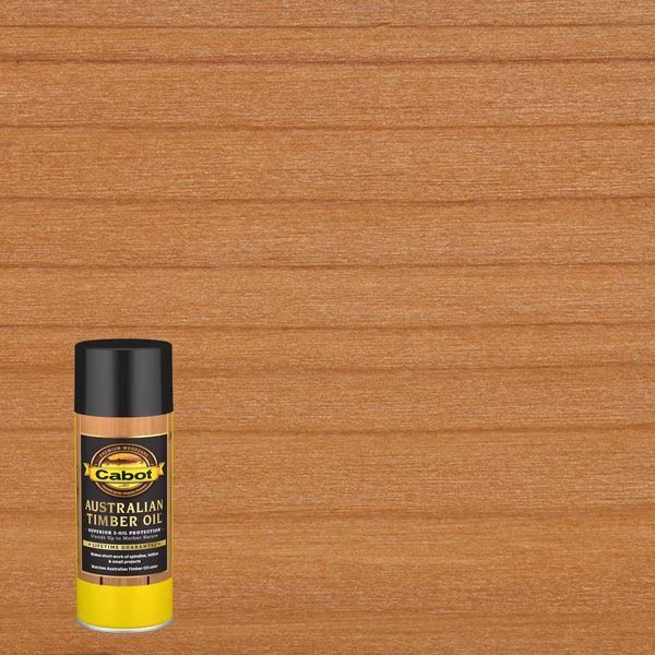 Australian Timber Oil Aerosol Transparent Honey Teak Oil-Based Australian Timber Oil 12 oz, Cabot, Mfr#: 140.0003458.076
