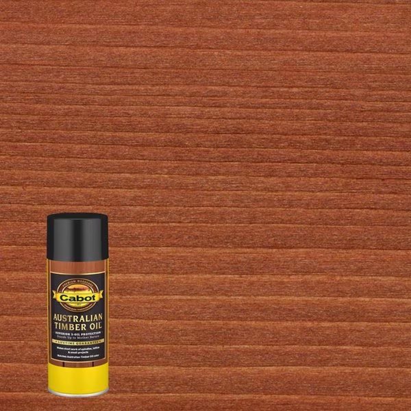 Australian Timber Oil Aerosol Transparent Jarrah Brown Oil-Based Australian Timber Oil 12 oz, Cabot, Mfr#: 140.0003460.076
