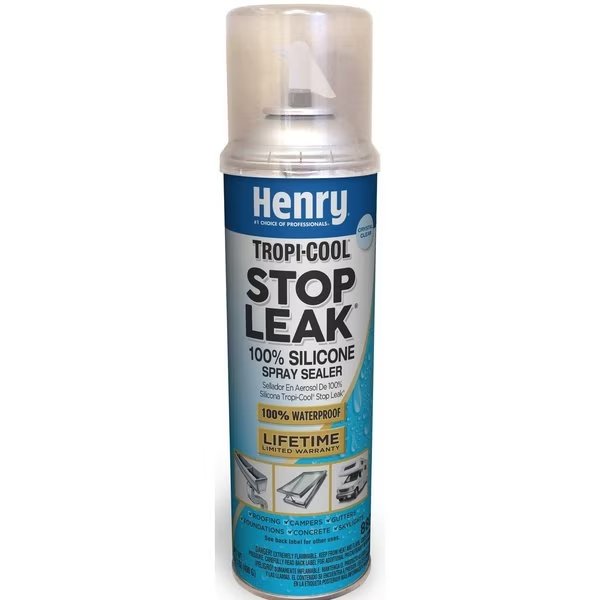 Tropi-Cool Clear Silicone Roof Sealant 14.1 oz, Henry, Mfr#: HE880C025