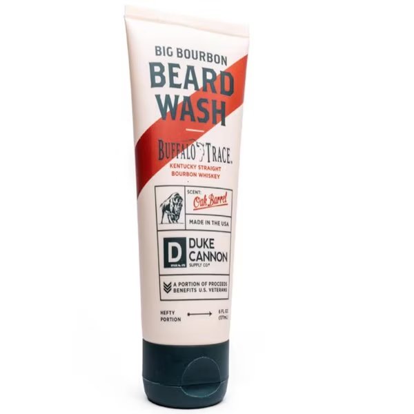 Big Bourbon Buffalo Trace Scent Beard Wash 6 oz, Duke Cannon, Mfr#: BOURBONBDWASH