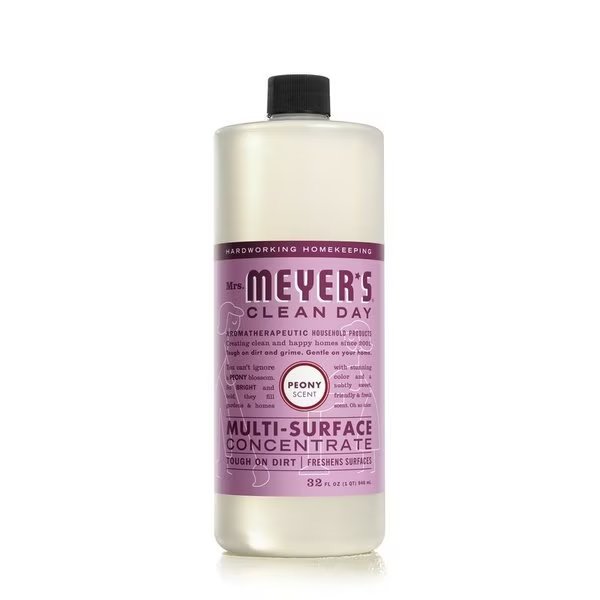 Mrs. Meyer's Clean Day Peony Scent Concentrated Multi-Surface Cleaner Liquid 32 oz, Mrs. Meyers Clean Day, Mfr#: 11407