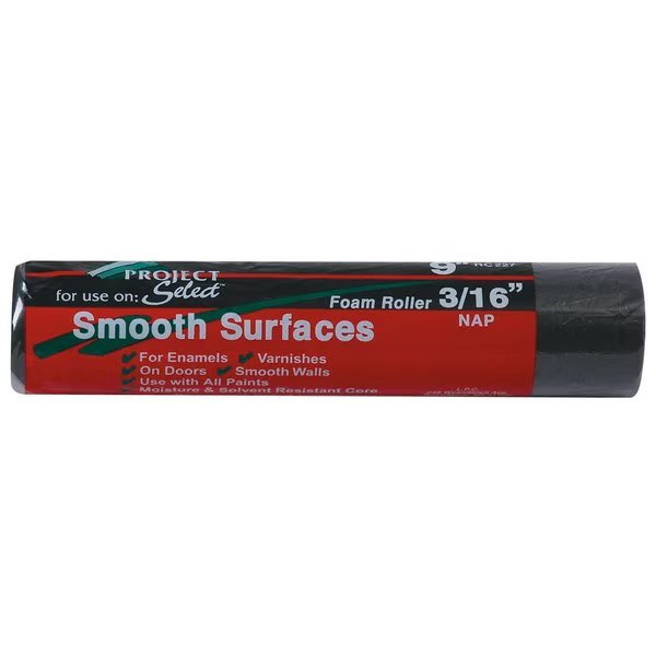Linzer Project Select Foam 9 in. W X 3/16 in. Paint Roller Cover, Ace, Mfr#: RC 227 0900