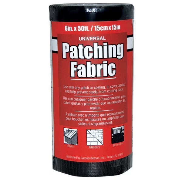 Gardner Black Resin Coated Fiberglass Roofing Fabric