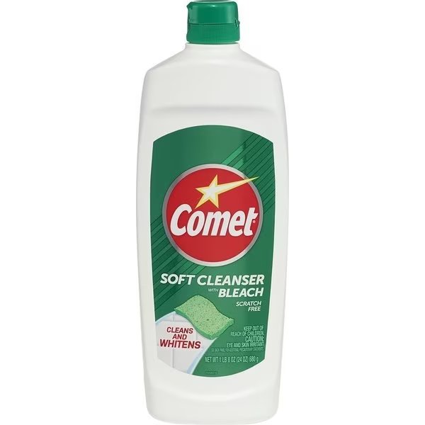 No Scent Soft Cleaner with Bleach Cream 24 oz, Comet, Mfr#: 27779605811