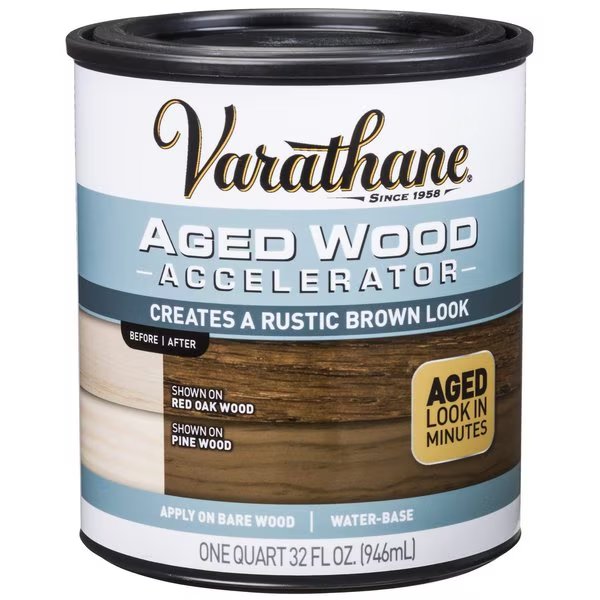 Semi-Transparent Gloss Brown Water-Based Polyurethane 1 qt, Varathane, Mfr#: 331305