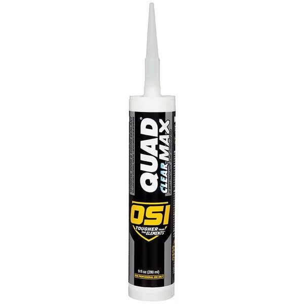Quad Clear Polymer Window and Door Sealant 9 oz, Osi, Mfr#: 2445634