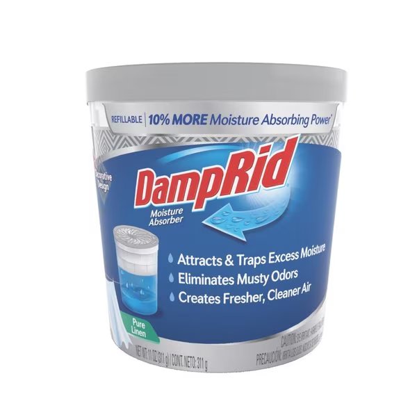 Refillable Moisture Absorber Pure Linen Scent 11 oz, Damprid, Mfr#: FG01PLSB