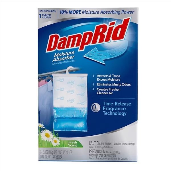 Hanging Moisture Absorber Fresh Scent 15.4 oz, Damprid, Mfr#: FG80FSSB
