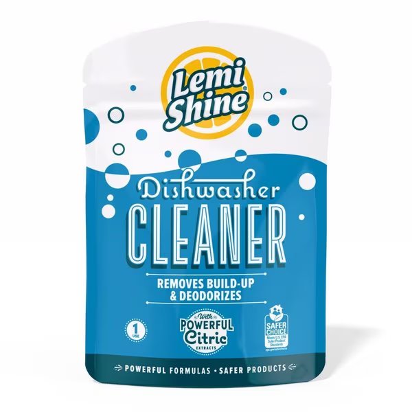 Lemon Scent Powder Dishwasher/Disposal Cleaner 1.76 oz, Lemi Shine, Mfr#: 030217010