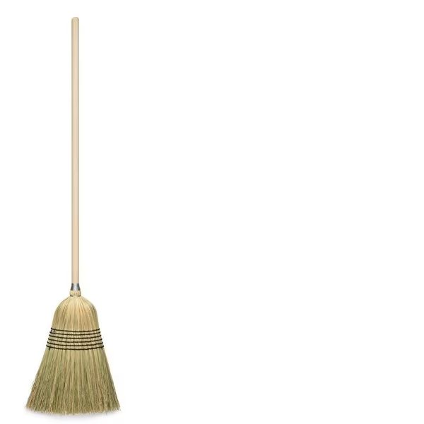BROOM JANITOR CORN 12""W, Harper, Mfr#: 7020