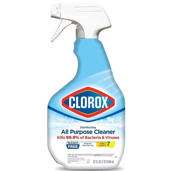Lemon Scent Cleaner and Disinfectant 32 oz, Clorox, Mfr#: 60044