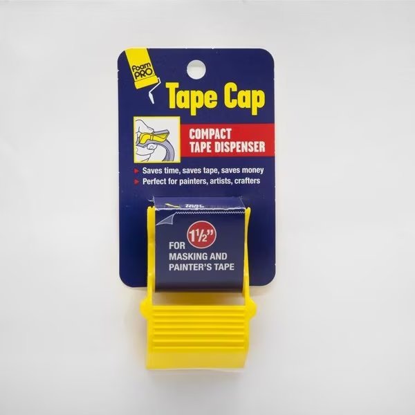1.5 in. W X 3 in. L Tape Cutter Yellow, Foampro, Mfr#: 147
