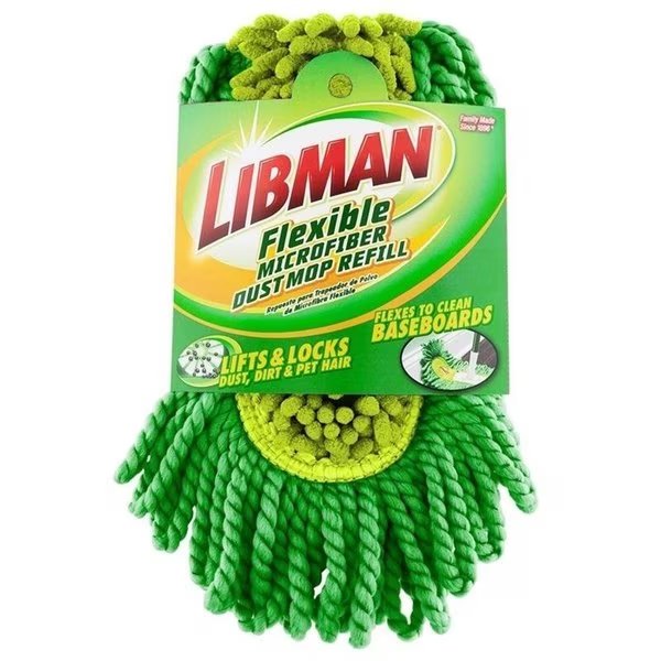 Dust Microfiber Dust Mop Refill 1 pk, Libman, Mfr#: 1557