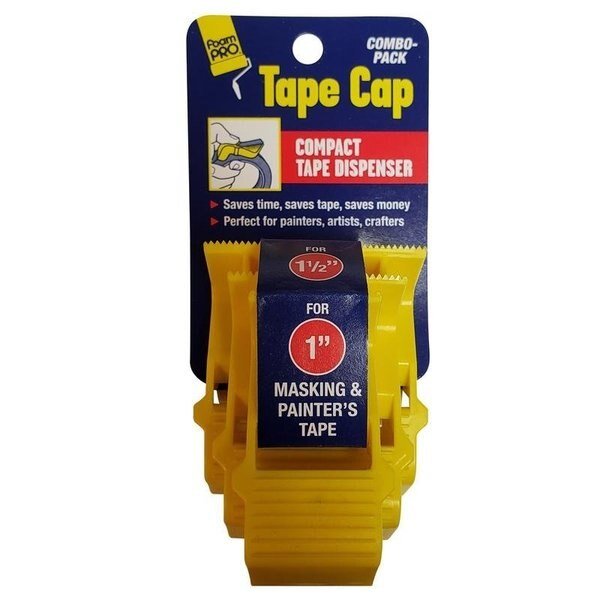 Tape Cap Tape Dispenser, 3PK, Foampro, Mfr#: 149