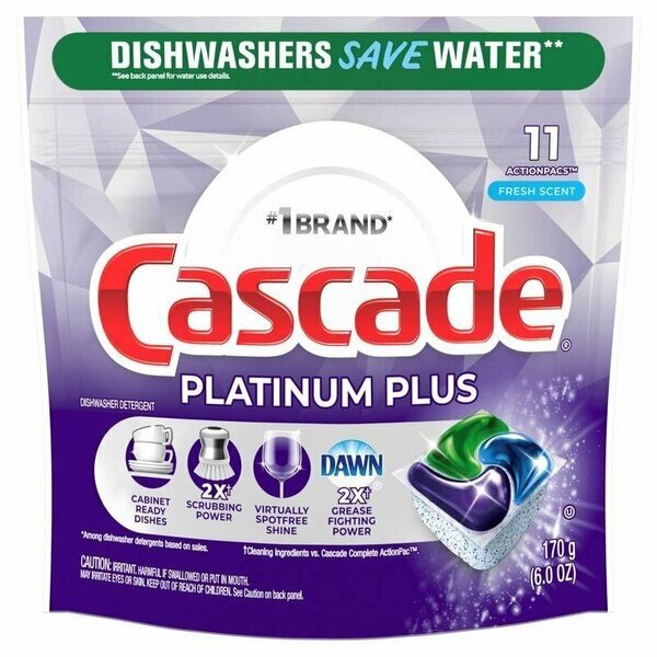 DISHWASHER POD FRSH 11PK, Cascade, Mfr#: 80375063
