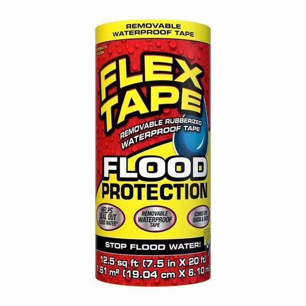 WTRPRF RPAR TAPE RBR 20in., Flex Seal, Mfr#: RTSYELR0820