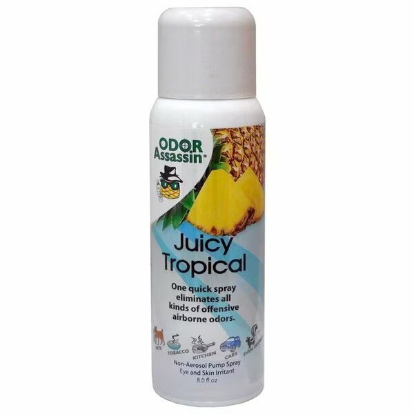 ODOR ELIMINATOR LIQUID TRPCL 8OZ, Odor Assassin, Mfr#: 111149