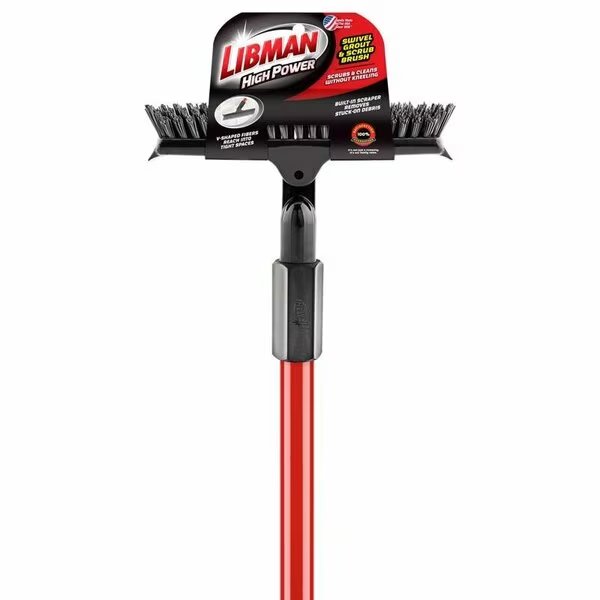 SWIVEL GRT/SCRB BRSH 60in., Libman, Mfr#: 1559