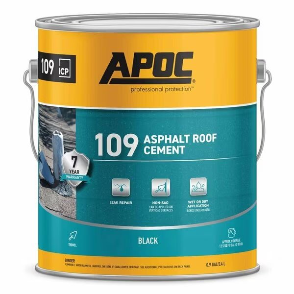 ROOF CMNT ASPHILIPS BLACK 1GAL, Apoc, Mfr#: AP-1091