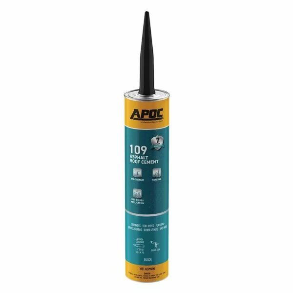ROOF CMNT ASPHILIPS BLACK 10OZ, Apoc, Mfr#: AP-1099