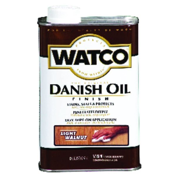 Transparent Light Walnut Oil-Based Danish Oil 1 qt, Watco, Mfr#: A65541