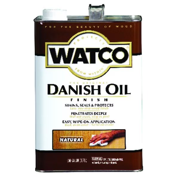 Transparent Natural Oil-Based Danish Oil 1 gal, Watco, Mfr#: 65732