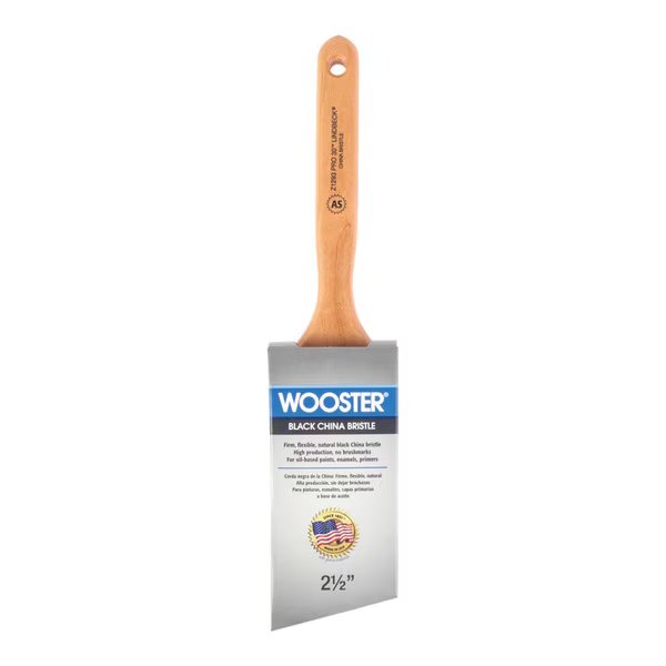 BRUSH 2-1/2"" ANGLE CHINA, Wooster, Mfr#: Z1293-2.5