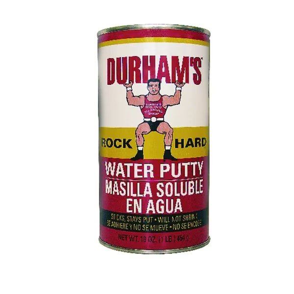 Durhams Natural Cream Water Putty 16 oz, Durham Mfg, Mfr#: 1LB