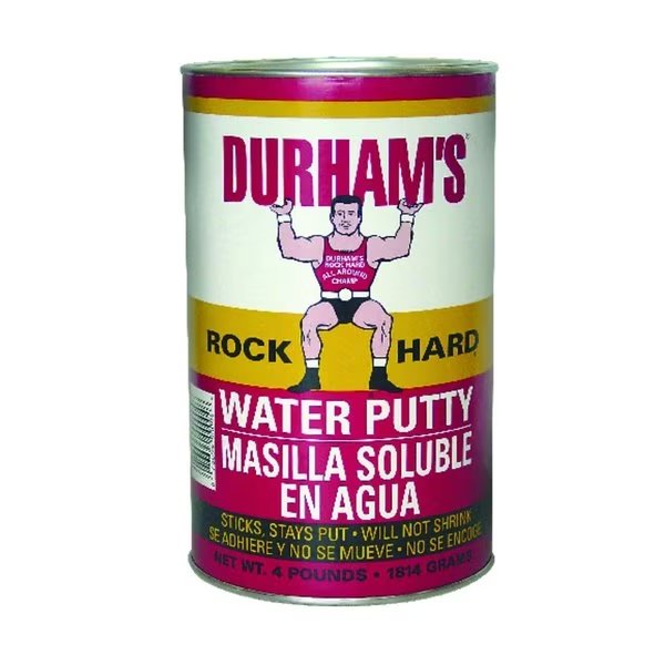 Durhams Natural Cream Water Putty 64 oz, Durham Mfg, Mfr#: 4LB