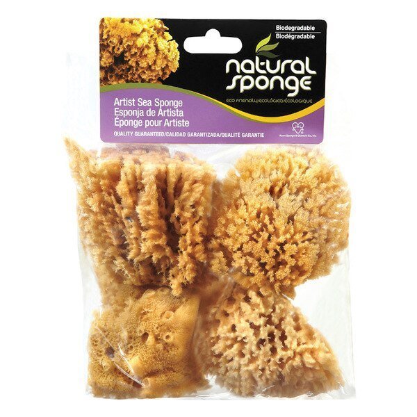 SPONGE FAUX 3-1/2X4"" PK4, Acme, Mfr#: MP4-4000
