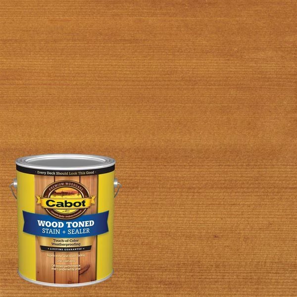 Wood Toned Stain & Sealer Transparent Heartwood Oil-Based Deck and Siding Stain 1 gal, Cabot, Mfr#: 140.0003004.007