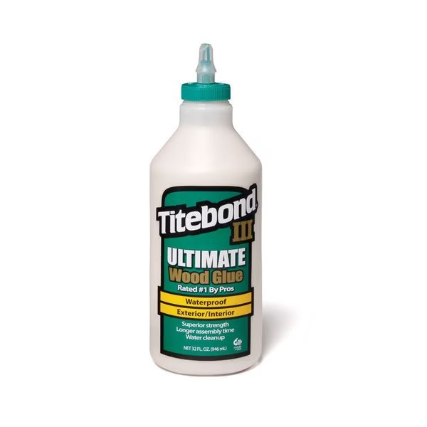 Wood Glue, Tan, 1 qt, Titebond, Mfr#: 1415