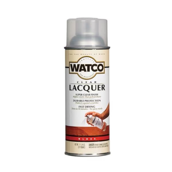 Gloss Clear Oil-Based Alkyd Wood Finish Lacquer Spray 11.25 oz, Watco, Mfr#: 63081