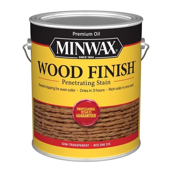 Wood Finish Semi-Transparent Red Oak Oil-Based Penetrating Stain 1 gal, Minwax, Mfr#: 710830000