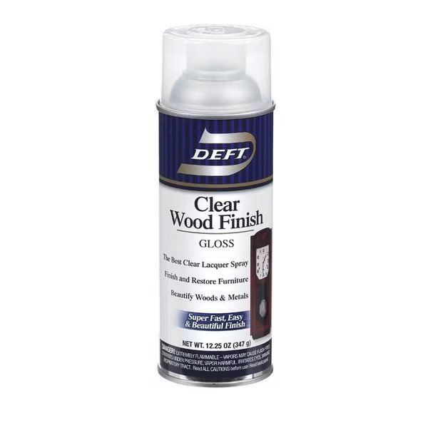 Gloss Clear Oil-Based Brushing Lacquer 12.25 oz, Deft, Mfr#: DFT010S/54