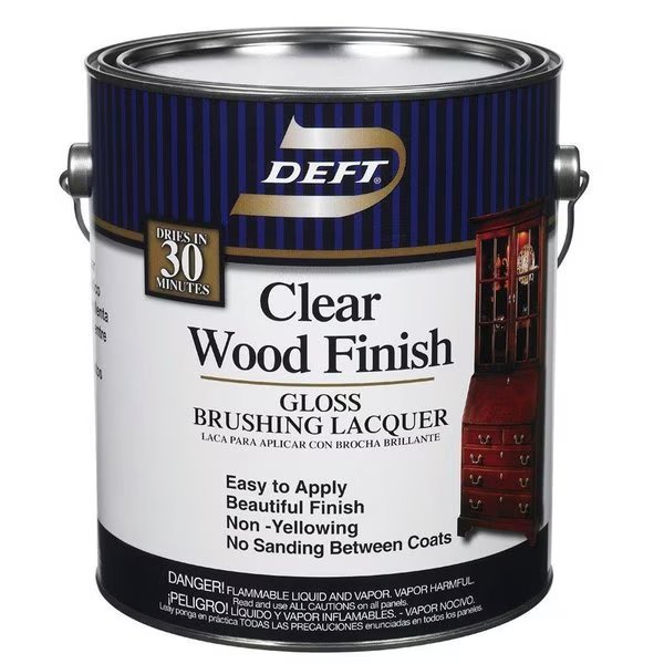 Gloss Clear Oil-Based Brushing Lacquer 1 gal, Deft, Mfr#: DFT010/01