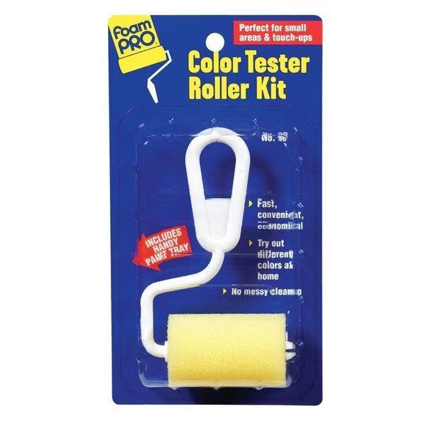 Foam Pro 2 in. W Mini Color Tester Roller Kit, Foampro, Mfr#: 98