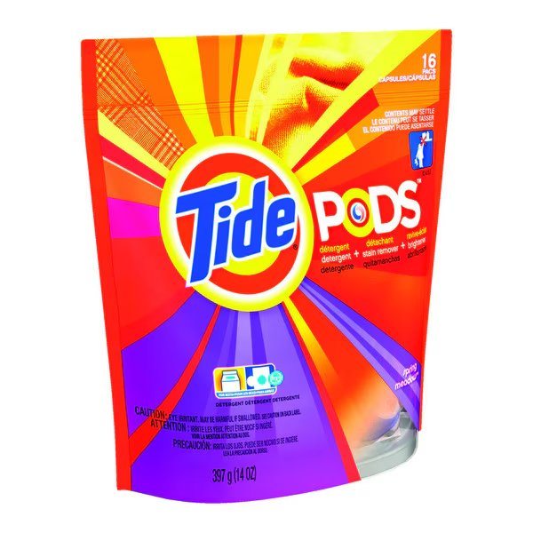 TIDE PODS SPNG MDW 16CT, Tide, Mfr#: 85993