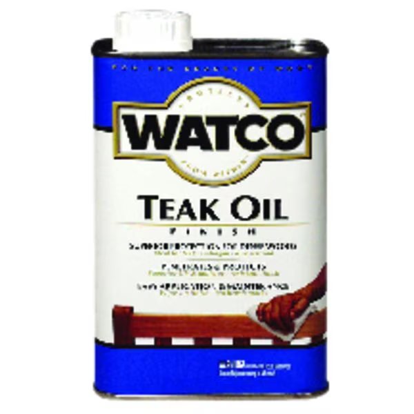 Transparent Clear Oil-Based Teak Oil 1 qt, Watco, Mfr#: 242226H